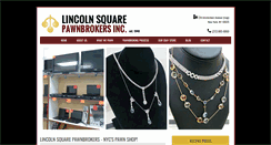 Desktop Screenshot of lincolnsquarepawn.com